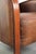 Art Deco Style Sheepskin Armchair in with Wooden Armrests For Sale - Image 10 of 12