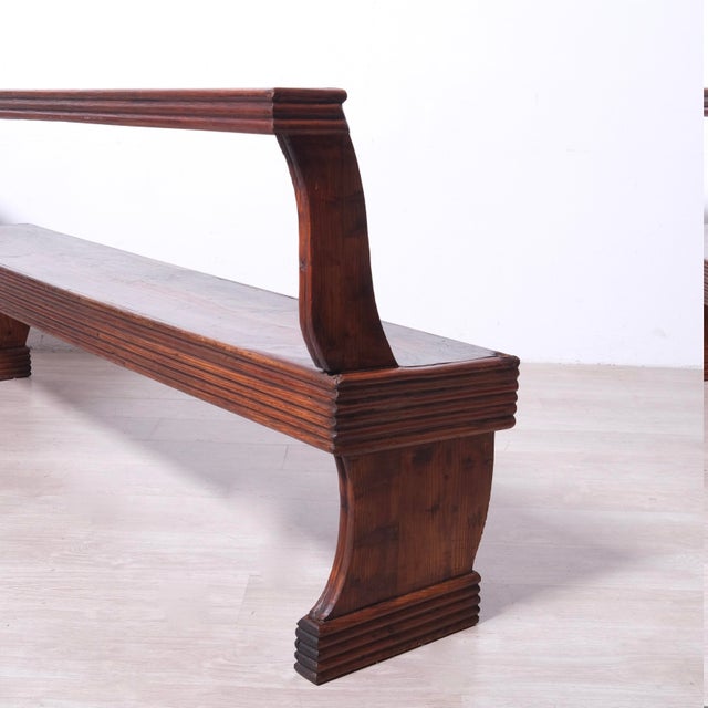 Antique Charles X Softwood Bench For Sale - Image 16 of 18
