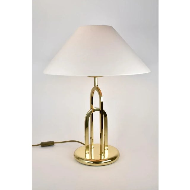 Vintage Brass Regency Table Light, 1970s For Sale - Image 9 of 12