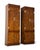 Campaign A Pair of Vintage 1970s Campaign Style Tall Fitted Cabinets by Henredon For Sale - Image 3 of 5