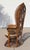 Vintage Thai Bohemian Wicker Peacock Chair With Cushion For Sale - Image 4 of 18