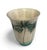 Elegant Hand-Painted Glass Vase With Decoupage Palm Tree Design For Sale - Image 4 of 8