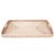 Artifacts Rattan Rectangular Ottoman Tray with High Handles in White Wash - 28" For Sale In Houston - Image 6 of 6