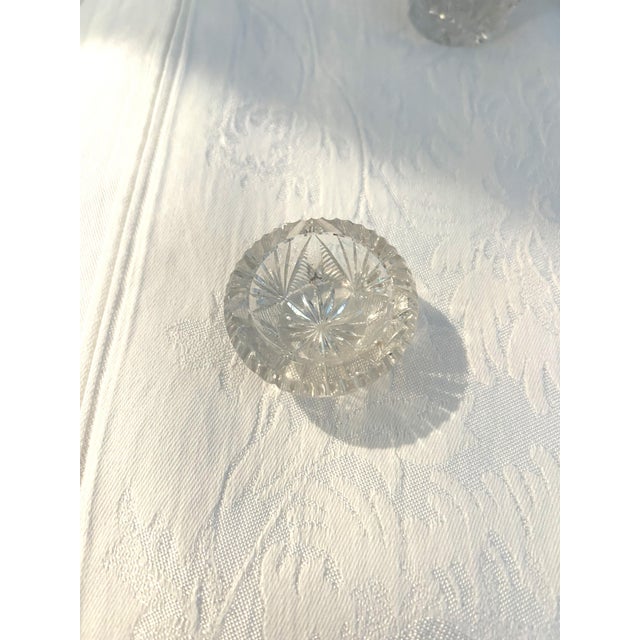 20th Century Crystal Salt Cellars, Set of Eight For Sale - Image 4 of 4