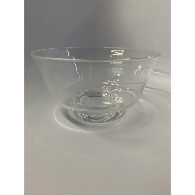 1970s Signed Steuben Crystal Glass Bowl For Sale In Chicago - Image 6 of 6