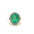 Late 20th Century Vintage 6.88 carat Colombian Emerald in 14k yellow gold ring, Size 6 For Sale - Image 5 of 8
