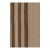 Rug & Kilim's Contemporary Rez Kilim With Brown Striped Design For Sale