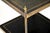 Vintage Brass and Leather Side Table, 1960s For Sale - Image 6 of 9