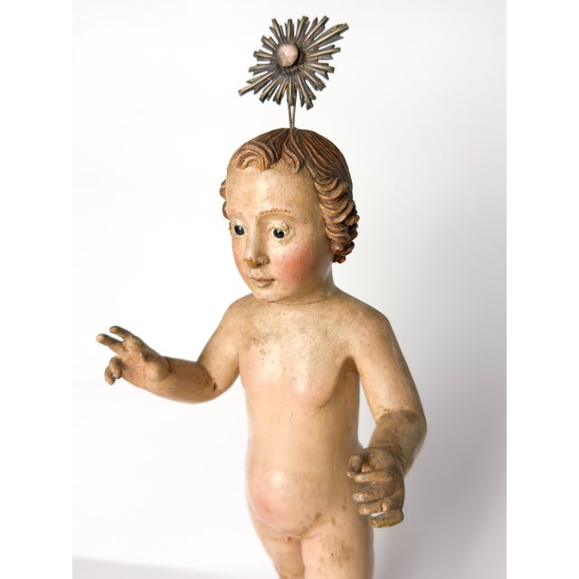 Flemish Mechelen Artist, Jesus Sculpture, 17th Century, Wood For Sale - Image 11 of 16