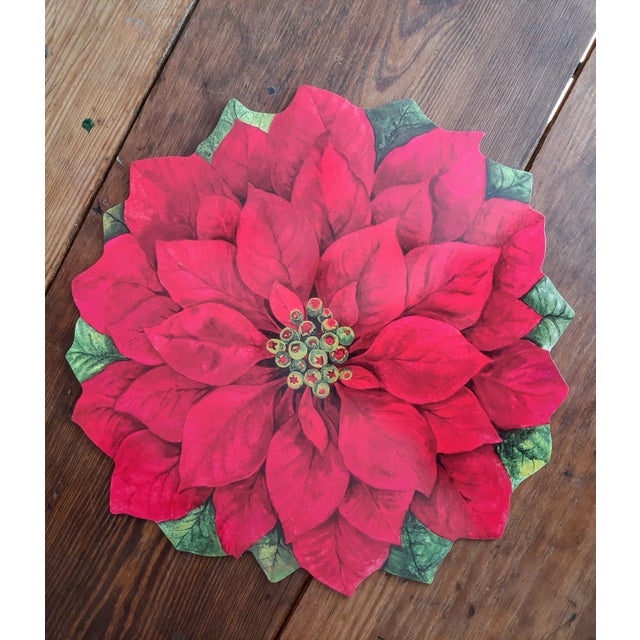 Elevate your dining experience this winter with our stunning set of four Christmas Poinsettia Cork Placemats! Each...