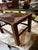 Mid-Century Modern Vintage Wood and Wicker Scandinavian Petite Stool For Sale - Image 3 of 5