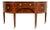 Baker Furniture Federal Inlaid Mahogany Demilune Sideboard Credenza For Sale
