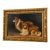 Vintage Dog Painting, Framed For Sale