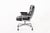 Herman Miller Eames for Herman Miller Time Life Black Leather Office Chair 1981 For Sale - Image 4 of 14