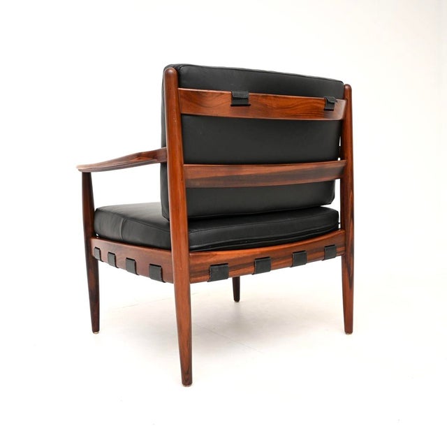 1960s Vintage Swedish Cadett Armchair by Eric Merthen, 1960s For Sale - Image 5 of 11