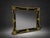 1990s Ornate Black and Gold Antique-Style Wall Mirror For Sale - Image 5 of 6