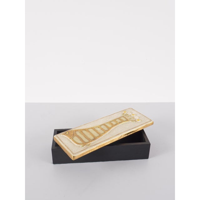 Ceramic Bird Box by Mithé Espelt, 1960s For Sale - Image 4 of 6