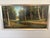 Original oil on canvas woodland landscape depicting a sunlit forest with a winding stream, signed lower left 'Bacci' in...
