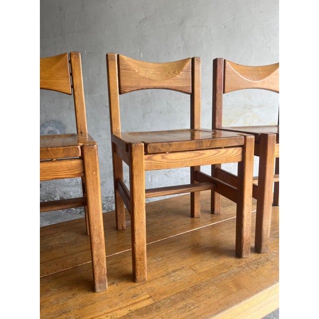 Wood Vintage Chairs and Dining Table by Ilmari Tapiovaara, 1960s, Set of 7 For Sale - Image 7 of 18