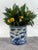 Chinese Qing Dynasty Style Blue & White Dragon Motif Porcelain Planter For Sale - Image 4 of 10