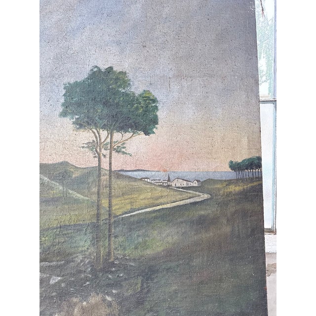 Landscape Composition, 1950, Oil Painting on Canvas For Sale - Image 8 of 18