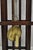 Brown Antique Mission Arts and Crafts Oak Wood Tall Case Grandfather Clock For Sale - Image 8 of 17