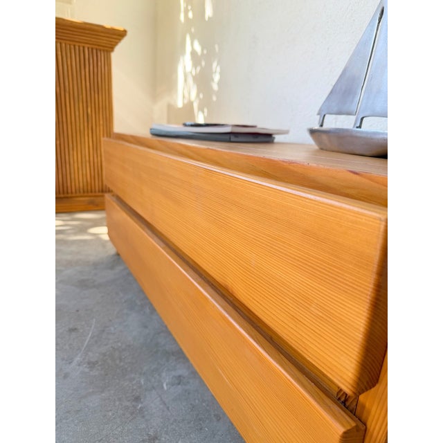 Pine Bedside Table from Maison Regain, 1970s For Sale - Image 15 of 18