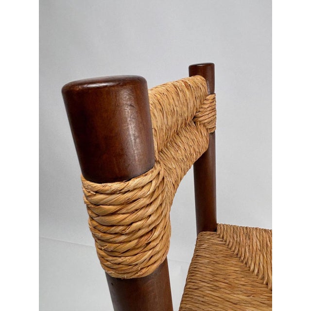 Vintage French Dining Chairs by Charlotte Perriand, 1960s, Set of 4 For Sale - Image 10 of 11