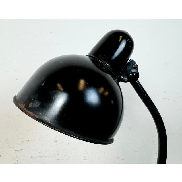 Bauhaus Industrial Bauhaus Black Table Lamp, 1930s For Sale - Image 3 of 18