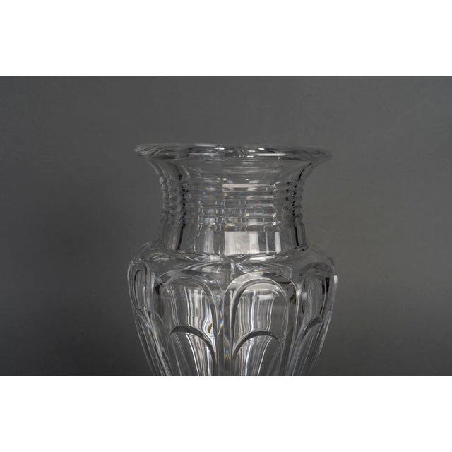 Antique Crystal Vase by Baccarat, 1900s For Sale - Image 4 of 10