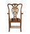 Chippendale Pair of Chippendale Straight-Leg Dining Room Armchairs. For Sale - Image 3 of 12