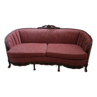 Circa 1920 Louis XV Antique Sofa For Sale