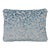 Schumacher Janis Velvet 16" Lumbar Pillow in Moonstone For Sale