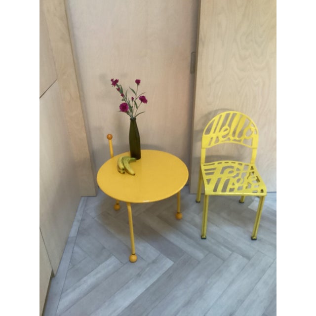 Metal Swedish Coffee Table attributed to Tord Björklund for Ikea, 1980s For Sale - Image 7 of 7