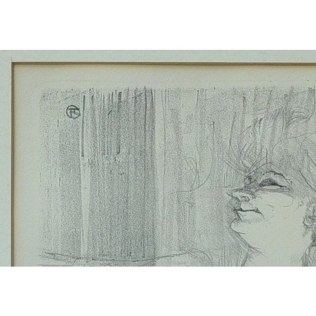 Art Nouveau Henri Toulouse-Lautrec, Yvette Guilbert, 11 1/2"x9" Lithograph For Sale - Image 3 of 3
