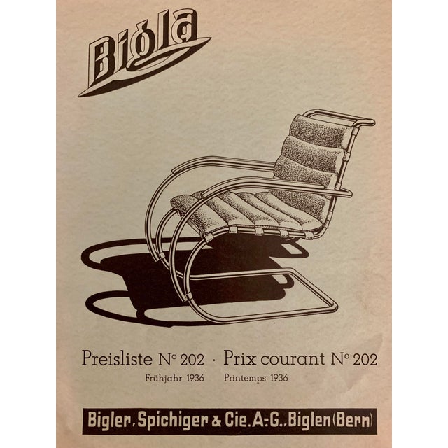 Vintage Bauhaus Side Table from Bigla, 1930s For Sale - Image 15 of 16