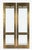 Mid-Century Modern Pair of Mid-Century Brass & Glass Illuminated Vitrines / Display Cabinets For Sale - Image 3 of 7