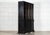 Late 19th Century 19th Century English Ebonised Pine Glazed Housekeepers Cupboard, 1890s For Sale - Image 5 of 11