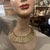 Metal 21st Century Art Deco Style Brass and Rhinostones Choker by Coppola E Toppo For Sale - Image 7 of 10
