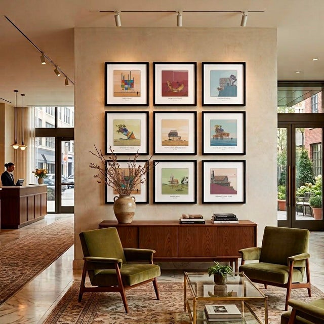 Early 21st Century Framed Random House by Francesco Di Dio for Kiasmo For Sale - Image 5 of 6