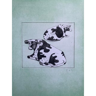 François-Xavier Lalanne, The Cows, Photogravure For Sale
