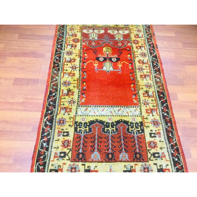 1920s 1920’s Anatolian Ladik Rug-3'10” X 5’10” For Sale - Image 5 of 9