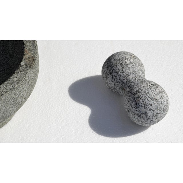 Vintage Ancient Art Granite Molcajete Spice Grinder 8-Inch Usa Imusa For Sale In Miami - Image 6 of 14