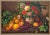 Late 20th Century Signed, Illegible - Untitled Floral and Fruit Still Life, Oil on Canvas For Sale - Image 4 of 5