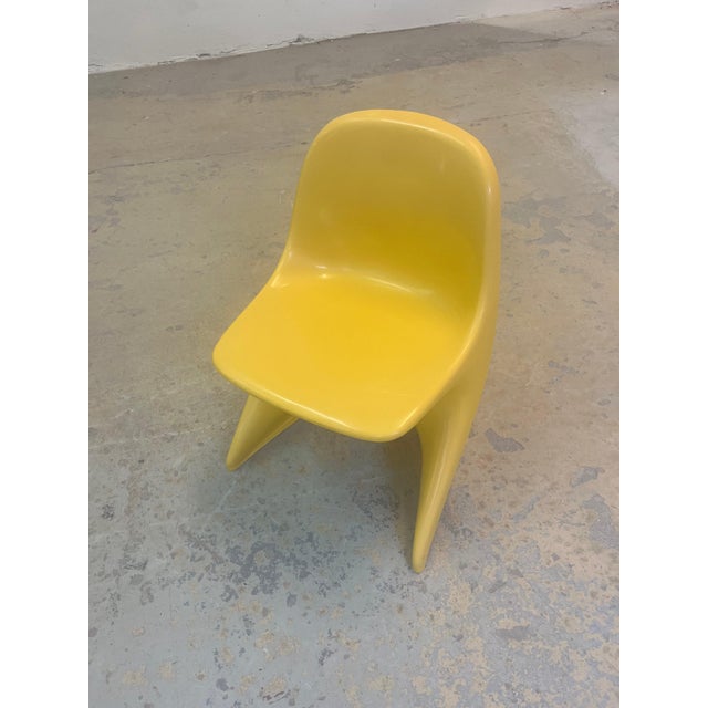 Yellow Casalino Yellow Childrens Chair by Alexander Begge for Casala For Sale - Image 8 of 11
