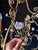 1960s Iron and Ceramic Chandelier, 1960s For Sale - Image 5 of 12