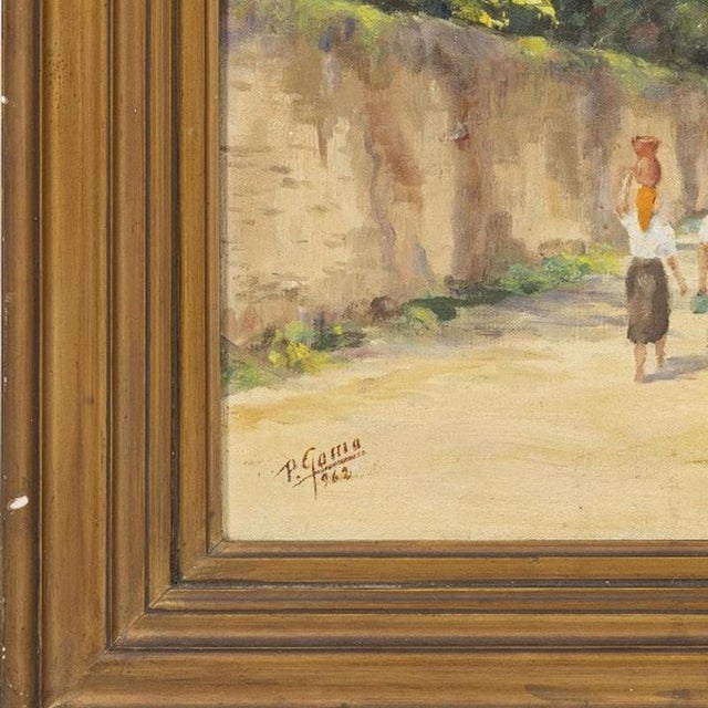 Modern Paulo Gama, Landscape, 1963, Oil on Canvas For Sale - Image 3 of 6