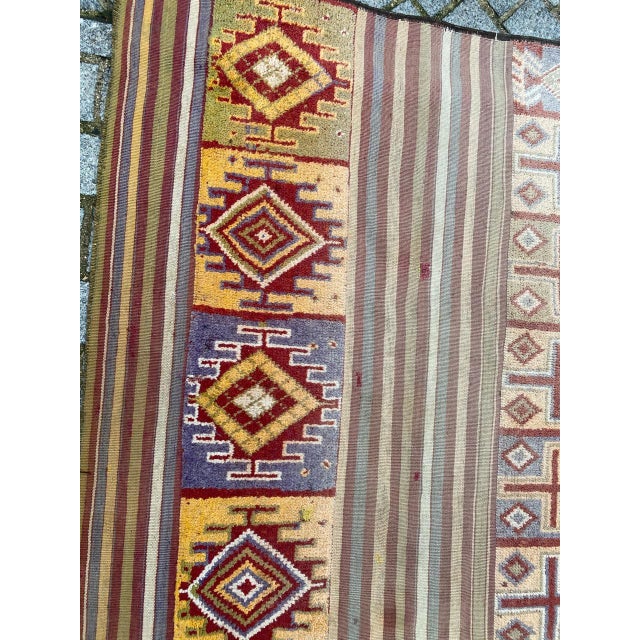 1950s Vintage Tribal Moroccan Rug, 1950s For Sale - Image 5 of 14