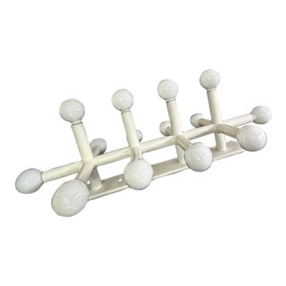 1970s Mid-Century Modern Dorner Custom 14-Light Tubular/Globe Chandelier For Sale