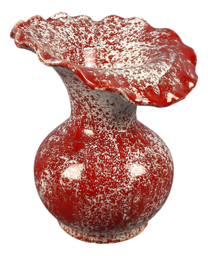 Vintage Ceramic Majolica Vase, 1960s